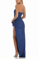 Sequin Corset Maxi Dress